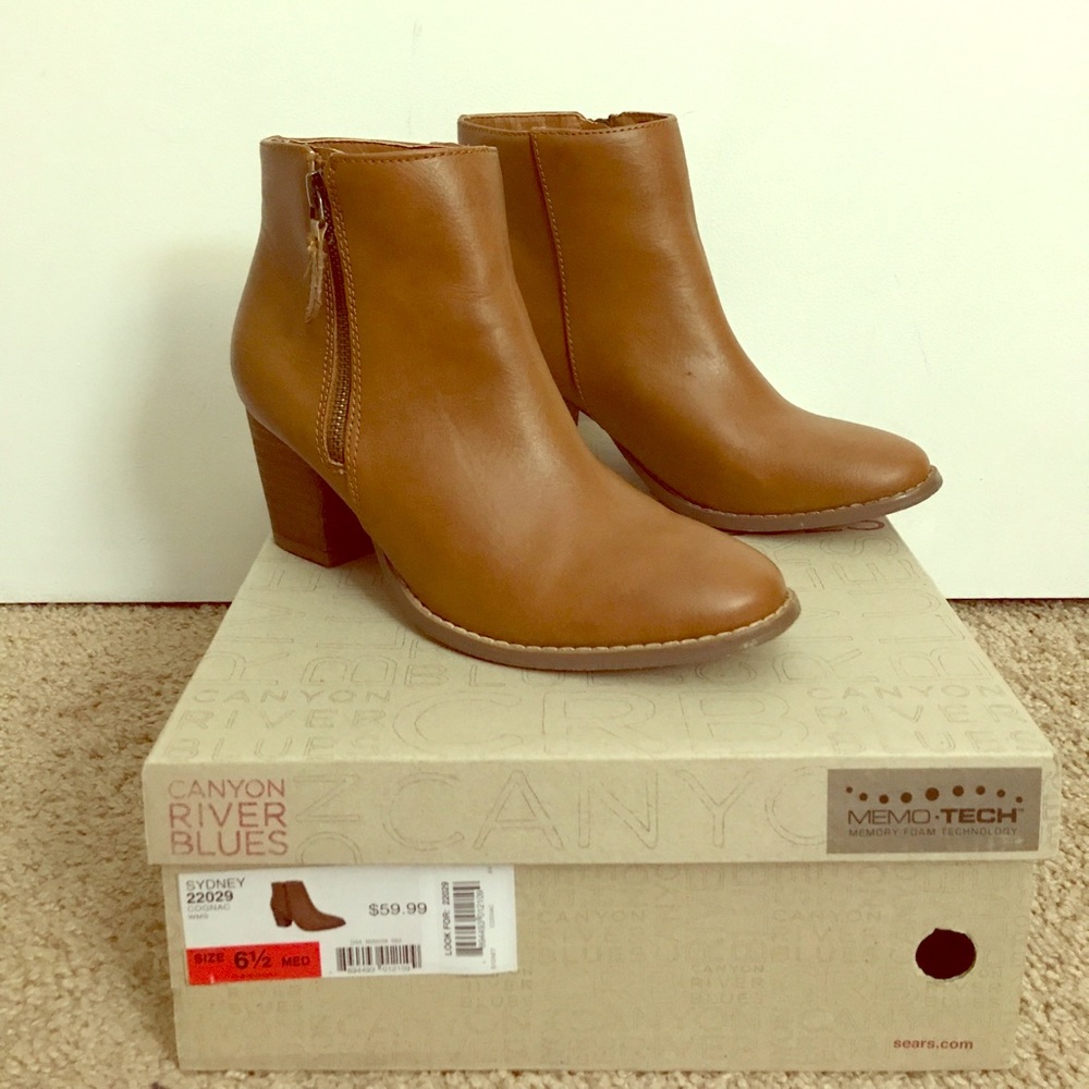 Leather boots